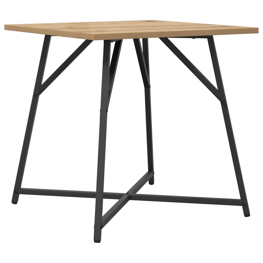 Bijzettafel 2-Pack In Ambachtelijk Eiken Met Geengineerd Hout En Metaal. Ambachtelijk Eiken.