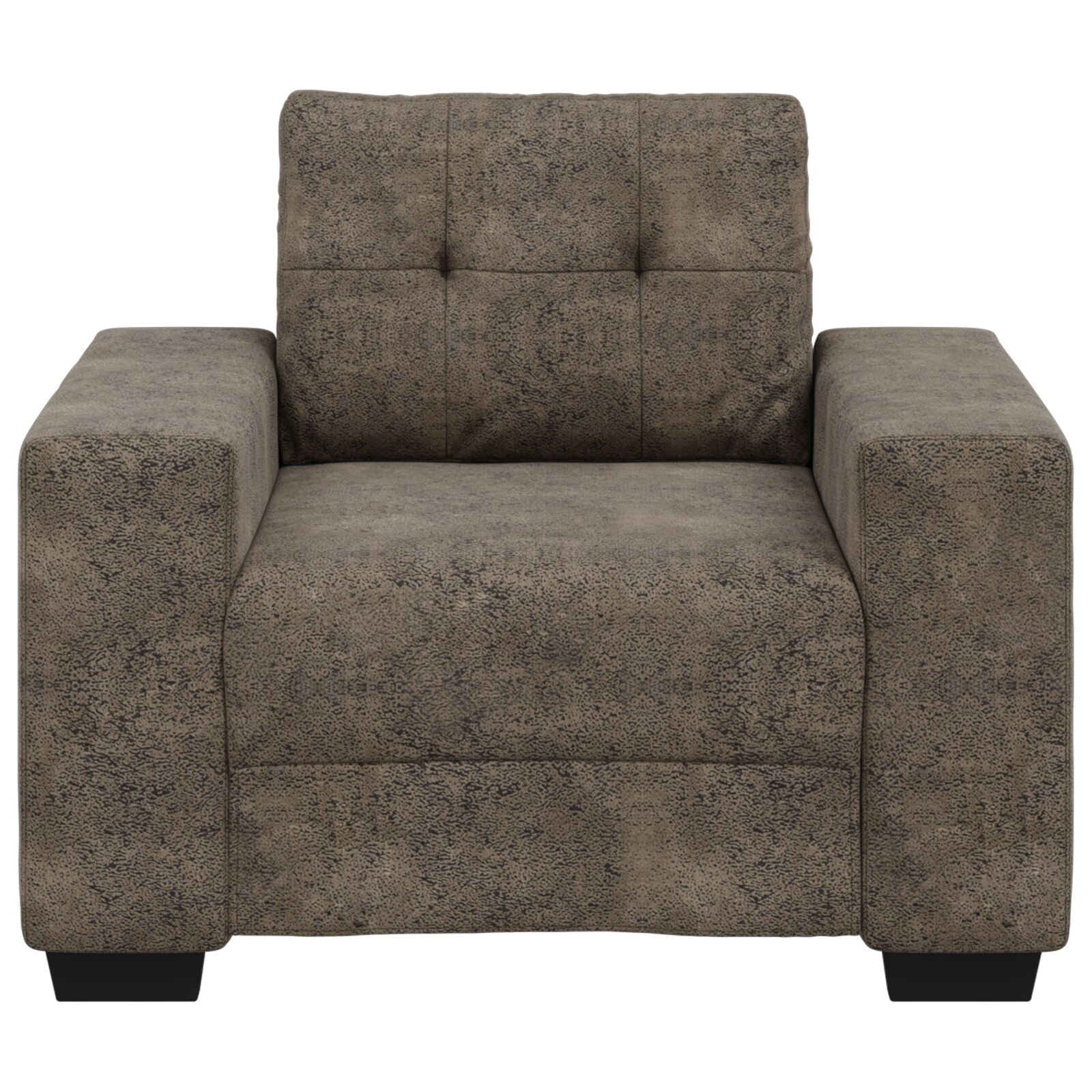 Fauteuil Fake Leer Donkergrijs 60 cm 59 cm