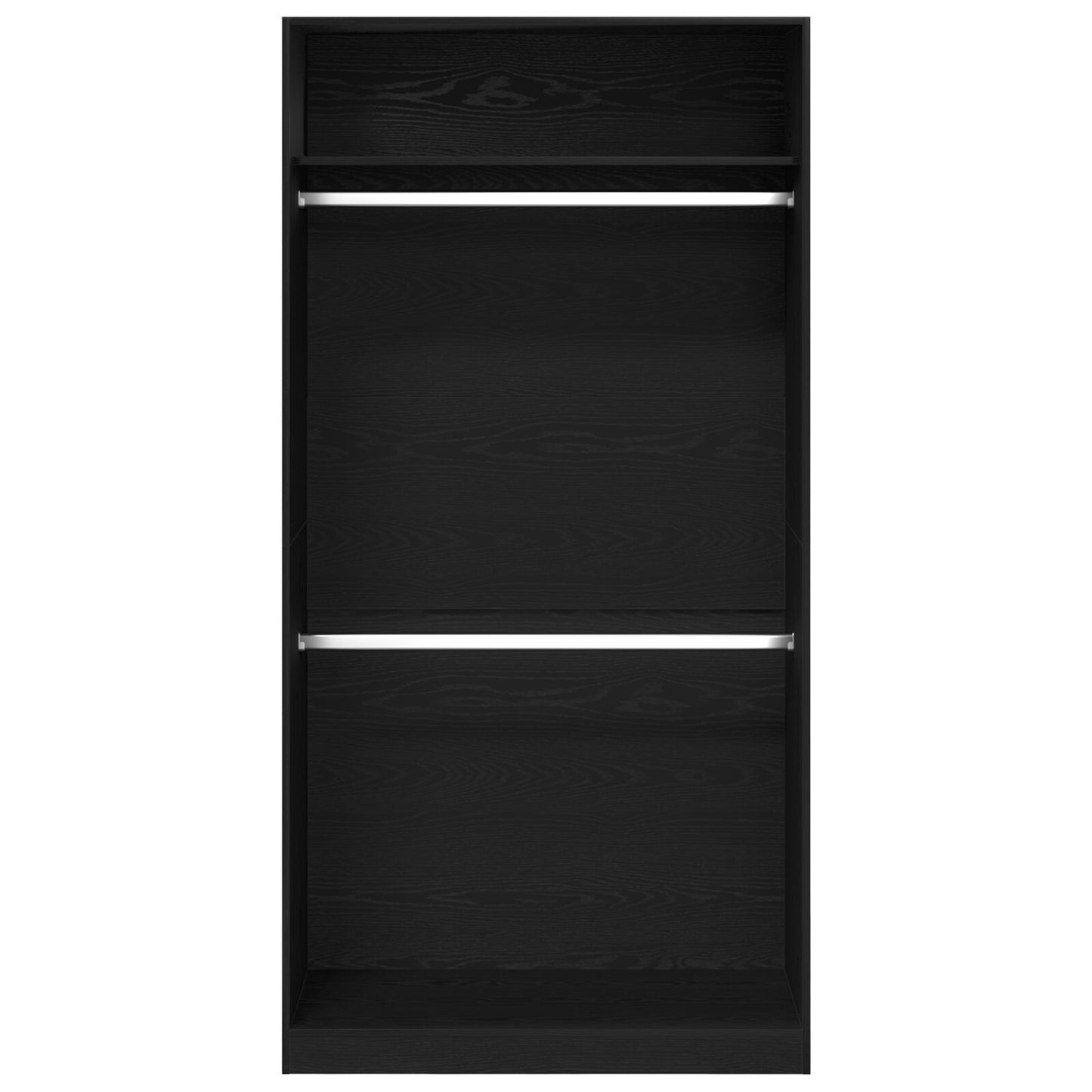 Zwarte Eiken Kast - 100X50X200 Cm