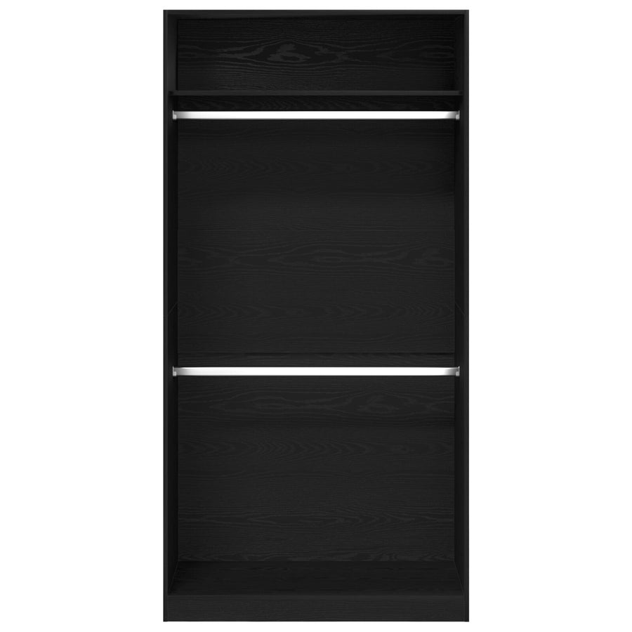 Zwarte Eiken Kast - 100X50X200 Cm