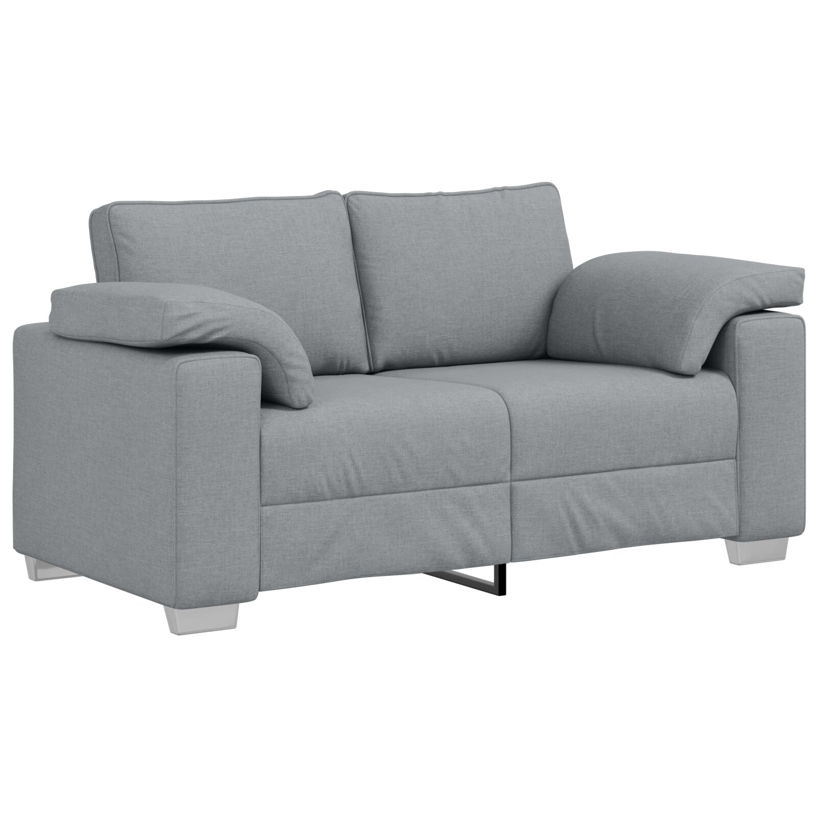 Love Seat Stof Lichtgrijs 120 cm