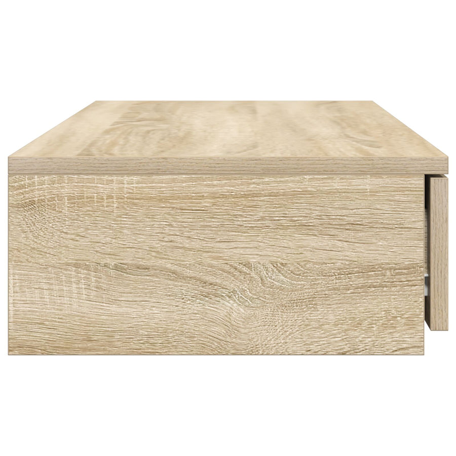Bedlades 75X36,5X16,5 Cm Geprocessed Hout Sonoma eiken 75 x 36.5 x 16.5 cm