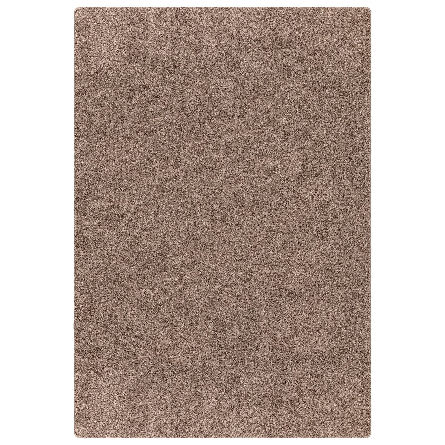 Shaggy Tapijt Met Latex Achterkant Bruin 80 x 150 cm