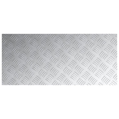 Aluminium Ruitplaten 2 Stuks Antislip 90X40 Cm 90 x 40 x 0.2 cm Rechthoekig