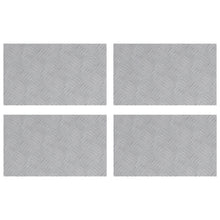Aluminium Checker Platen - Set Van 4, Anti-Slip, 50X30 Cm 50 x 30 x 0.3 cm Rechthoekig