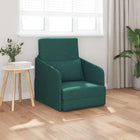 Slaapbank 60 cm donkergroen stof