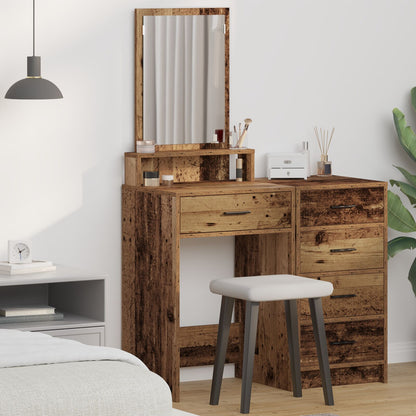 Kaptafel Met Laden - 50 x 41 x 140 cm Oud hout