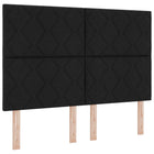 Headboard Black 160 cm Fabric