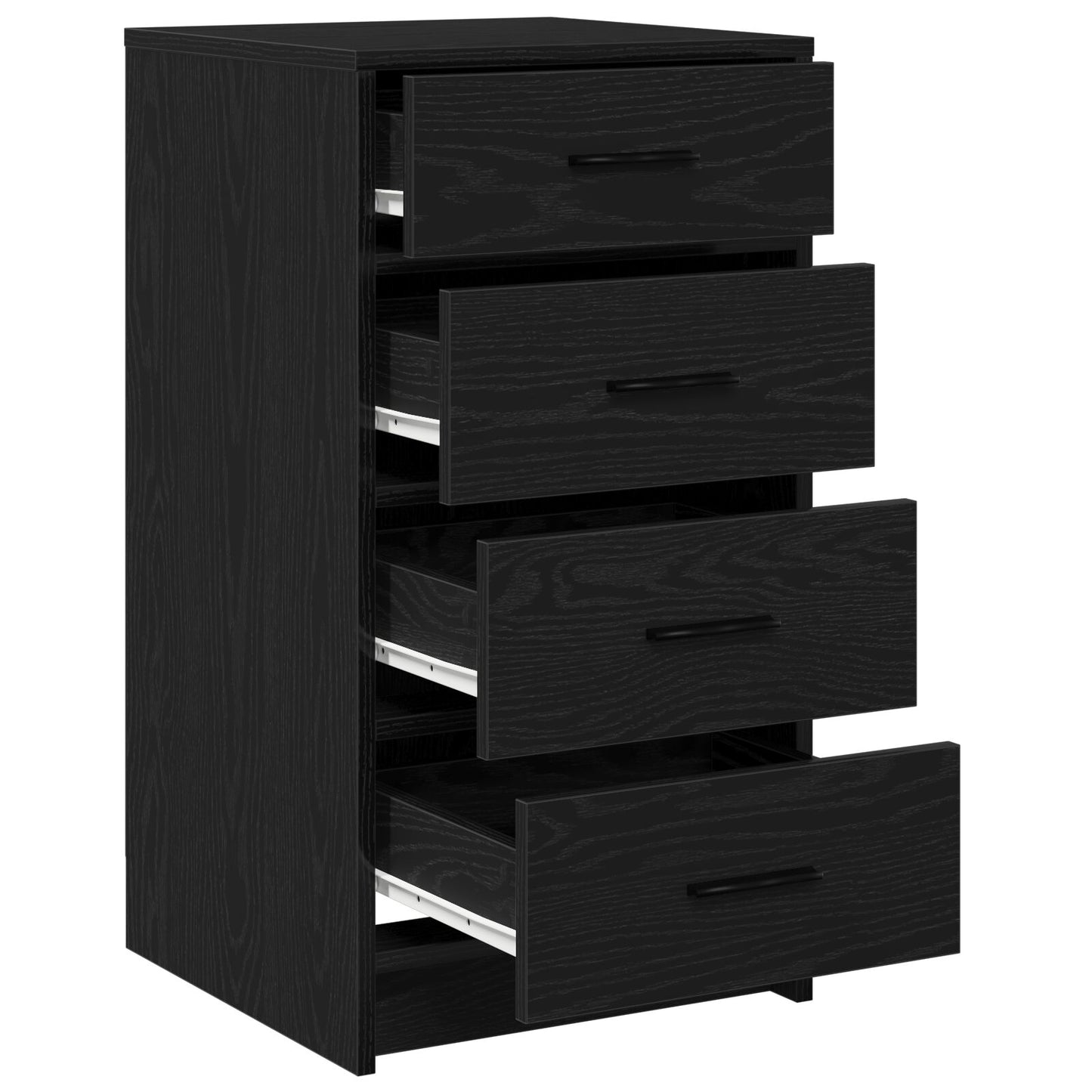 Dressoir 40X41X75 Cm Gefabriceerd Hout Zwart eiken