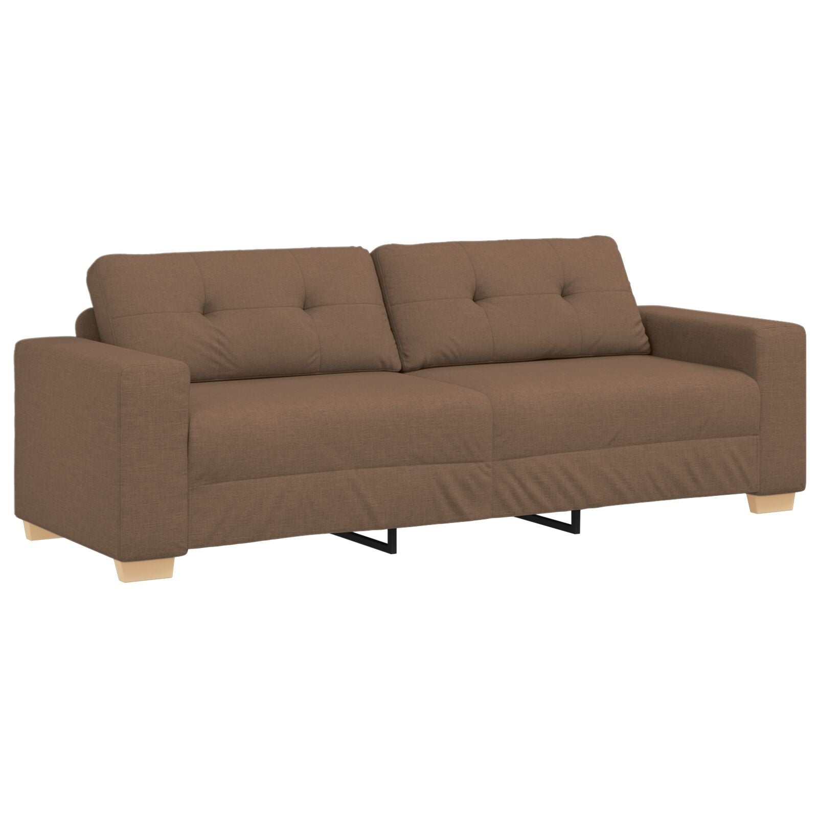 3-Zitsbank Stof Bruin 180 cm