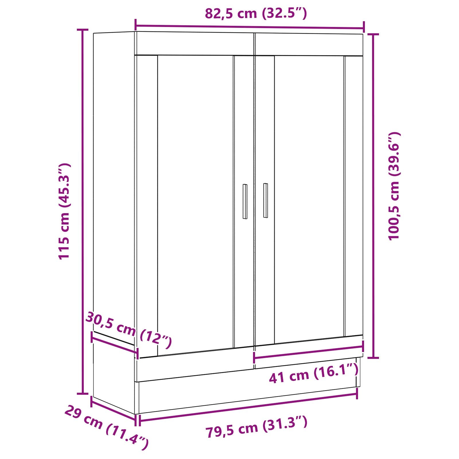 Boekenkast Zwart Eiken 82,5X30,5X115 Cm Gelaagd Hout