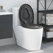 Toilet Seat Anthracite 47 x 37 x 4 cm Duroplast