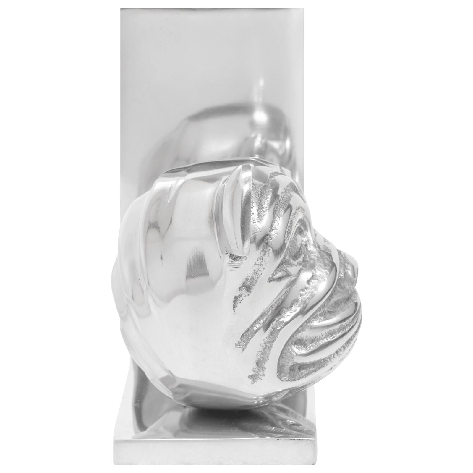 Boekensteunen 2 Stuks Zilver 8X12X16,5 Cm Aluminium Hond