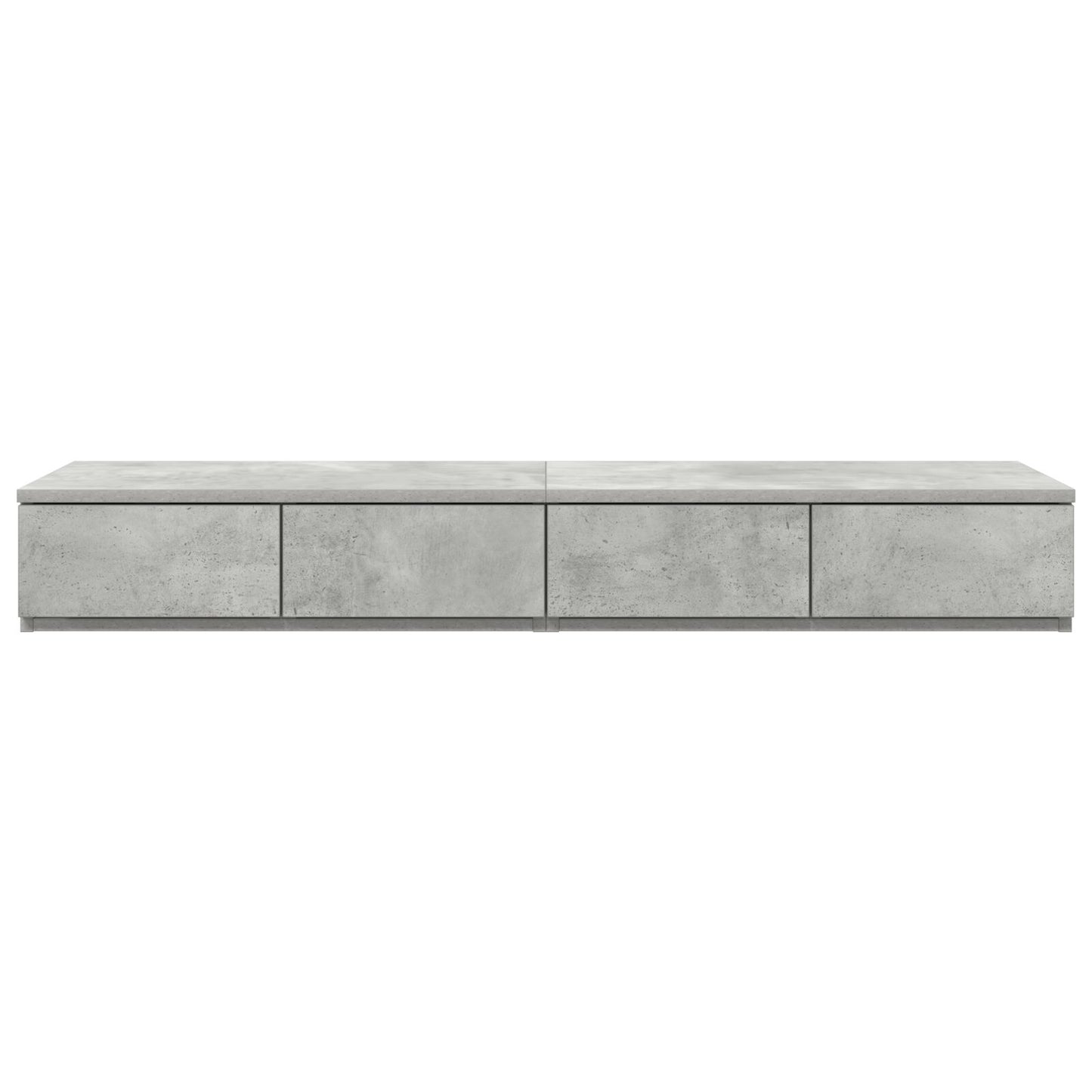 Bed Lades Geengineerd Hout Beton grijs 120 x 36.5 x 16.5 cm