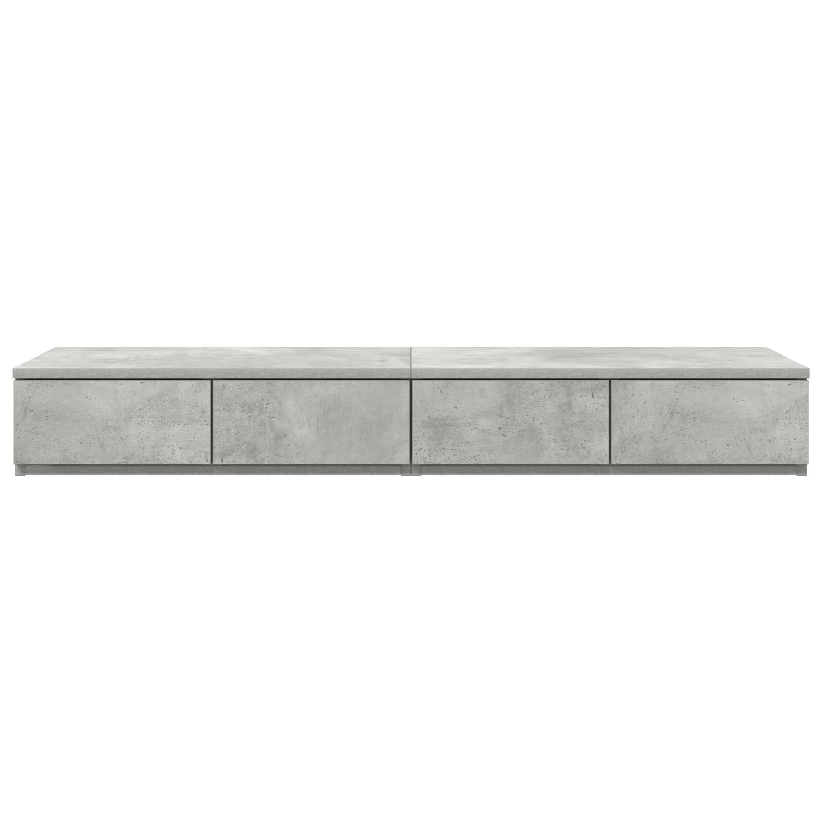 Bed Lades Geengineerd Hout Beton grijs 120 x 36.5 x 16.5 cm