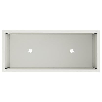 Verhogen Tuinbak Te Staal Wit 60 x 26 x 45 cm
