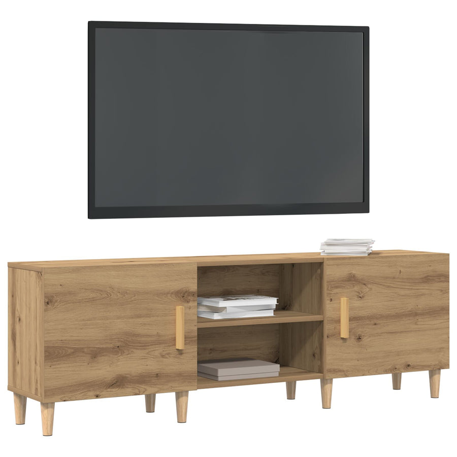 Tv-Meubel In Artisan Eiken - 150X30X50 Cm - Gemaakt Van Engineered Wood