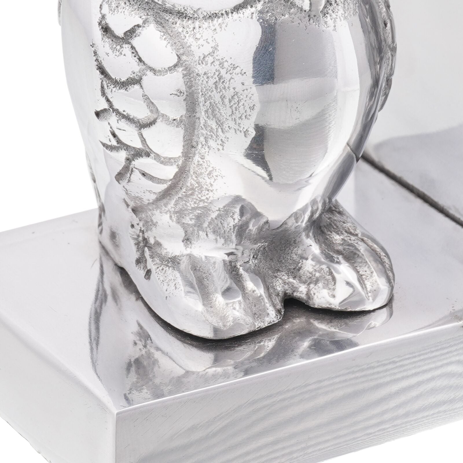 Boekensteunen 2 Stuks Zilver 7X9X11 Cm Aluminium Uil Kleine uil