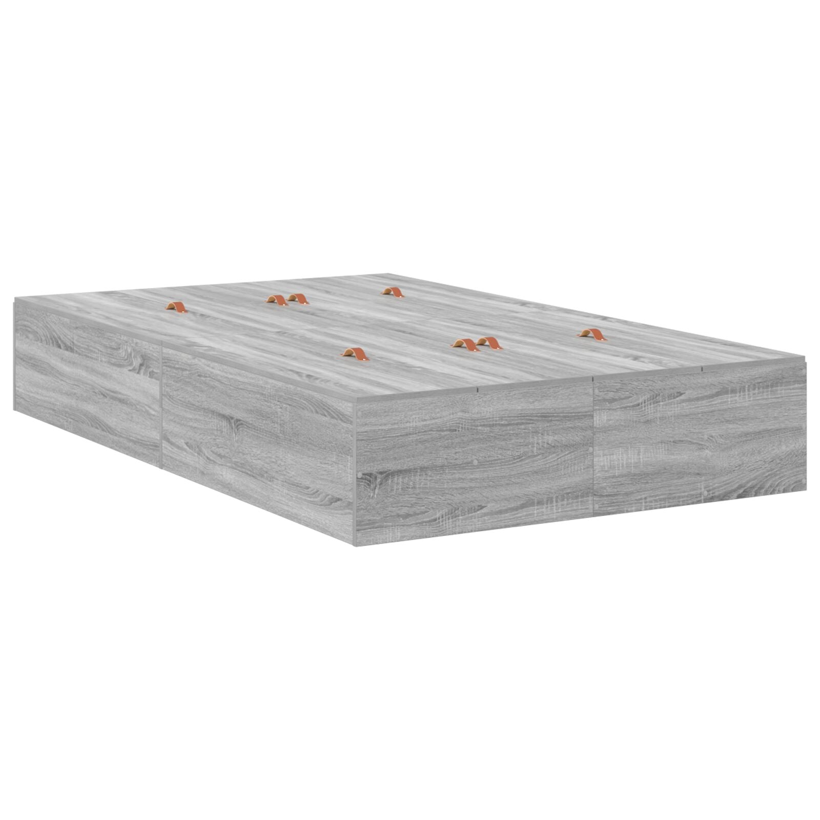 Opbergbedframe Grijs Sonoma 120 x 190 cm