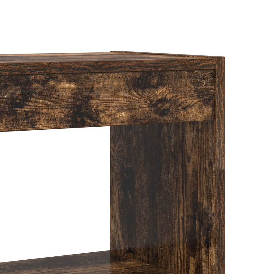 Bruine Boekenkast Bruin Geengineerd Hout 100 X 30 X 198 Cm