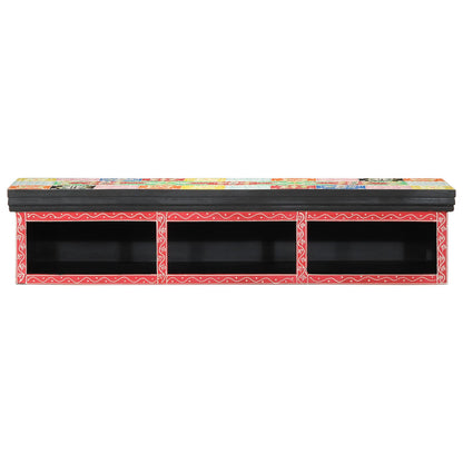 Tv Kast Wandgemonteerd Meerkleurig 100X30X22Cm Engineered Wood 100 x 30 x 22 cm