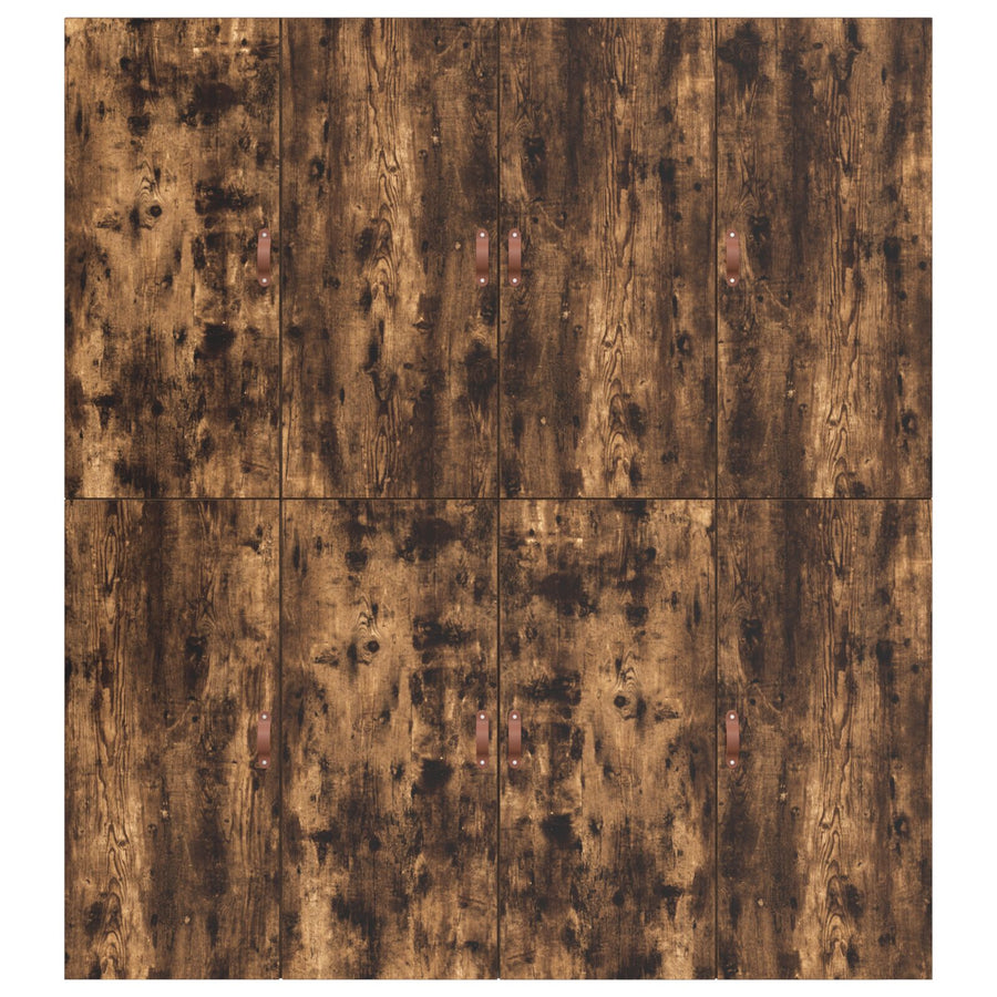 Opslagbed Smoked Oak Gerookt Eiken 200 x 200 cm