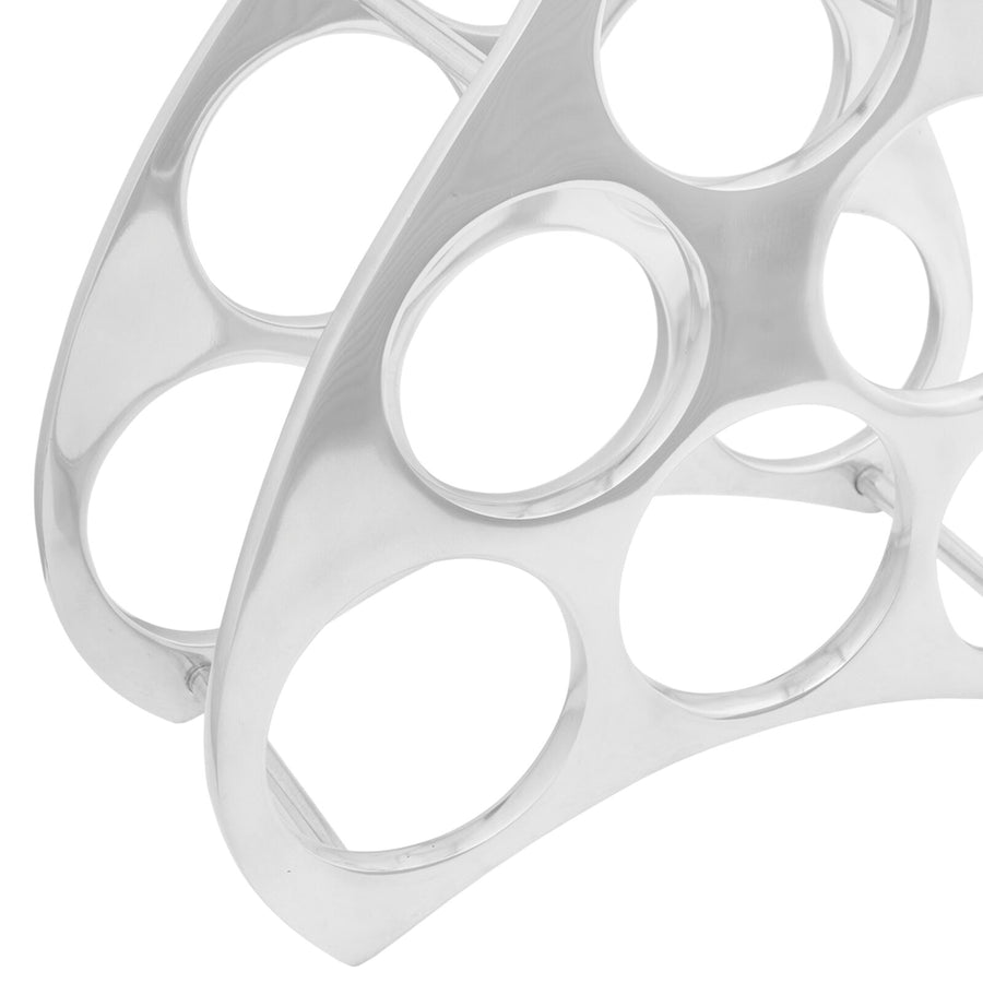 Flessenrek Zilver Aluminium 38 x 33 x 13 cm