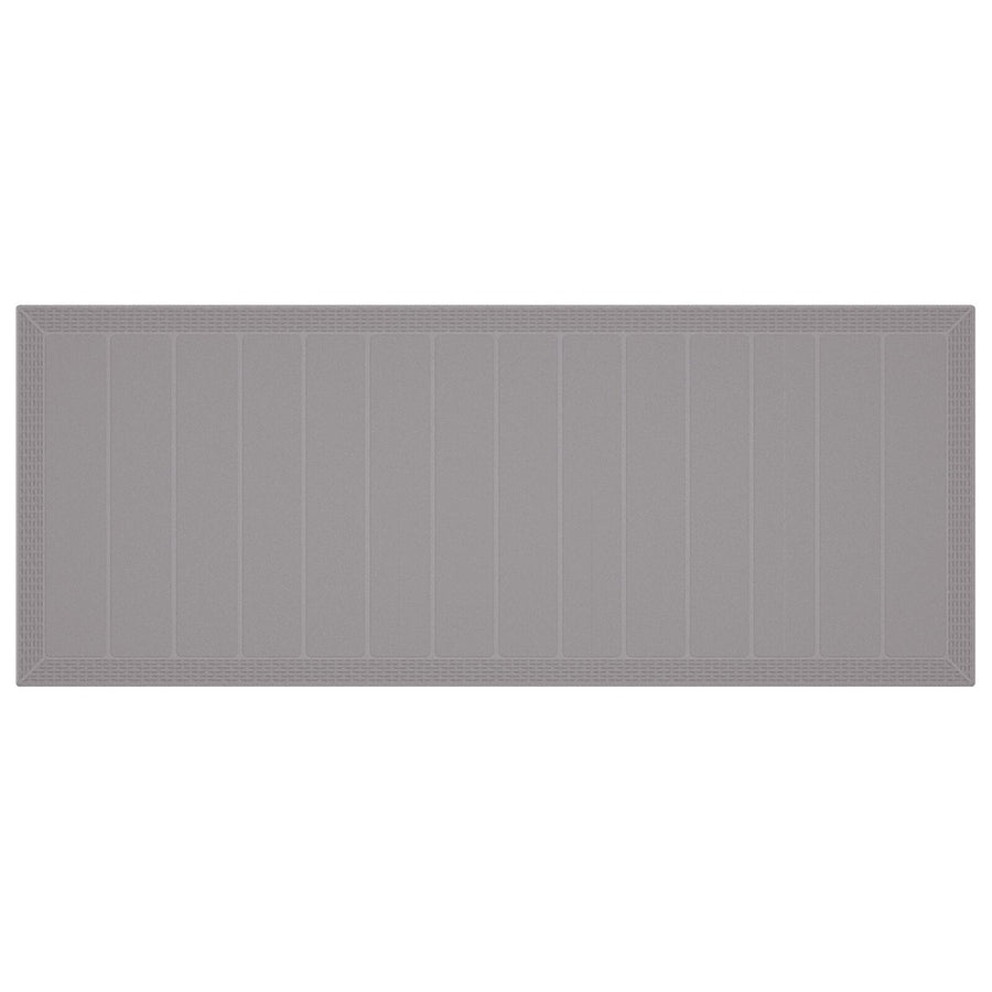 Tuin Tafel Metaal, Synthetische Materialen Groot Lichtgrijs 2.5 m