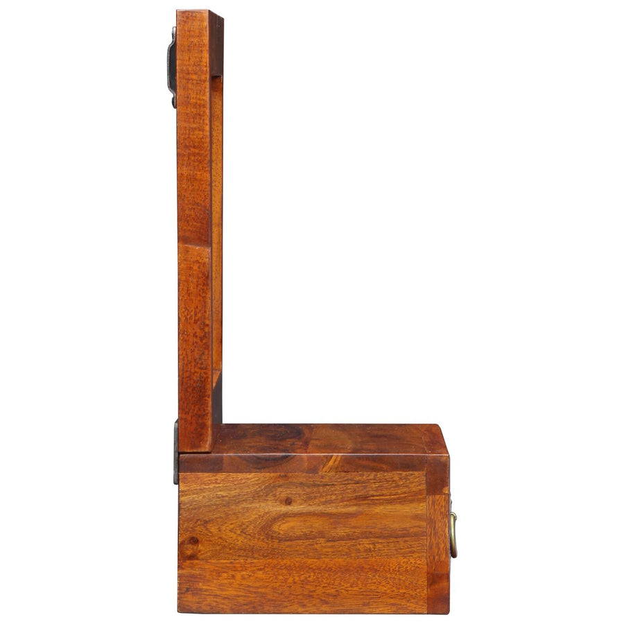 Wandkast 40X20X50 Cm Massief Acaciahout