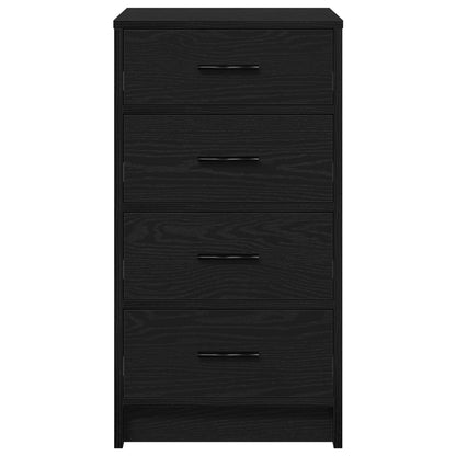 Dressoir 40X41X75 Cm Gefabriceerd Hout Zwart eiken