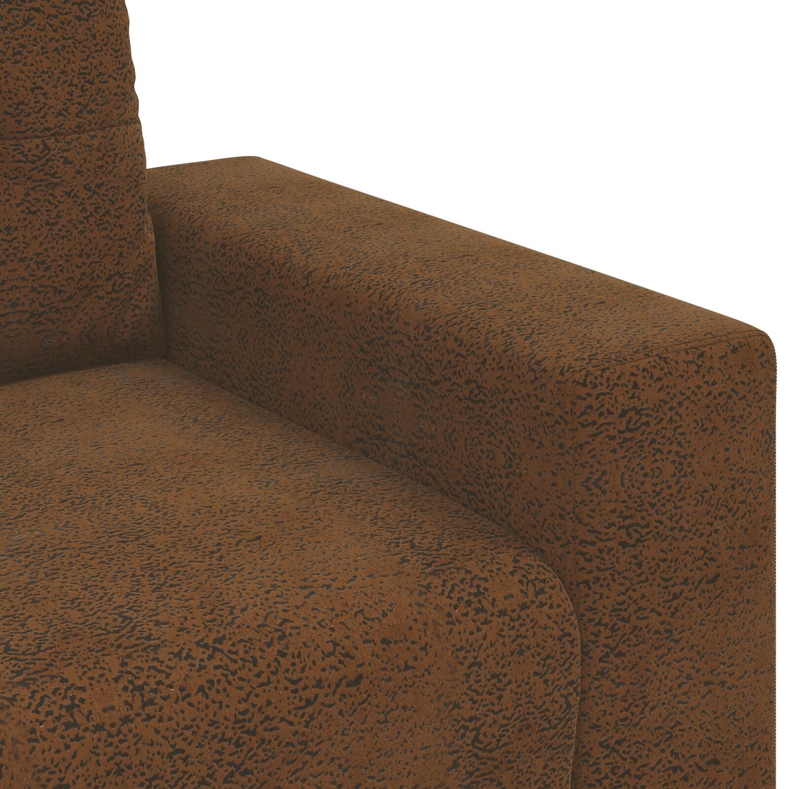 Loveseat Sofa Faux Leer Donkergrijs 140 cm 140 cm