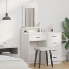 Kaptafel wit 50x41x140 cm MDF