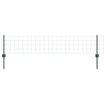 Euro Hek Met 5 U-Palen Groen 0.4X10 M Staal