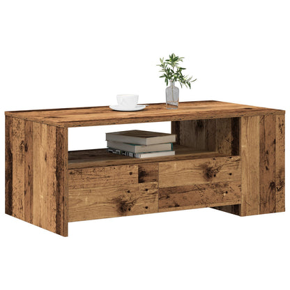Salontafel Oud Hout 102X55X43,5 Cm Engineered Wood