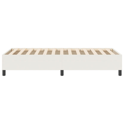 Boxspring Bed Corduroy Stof Crème 100 x 200 cm