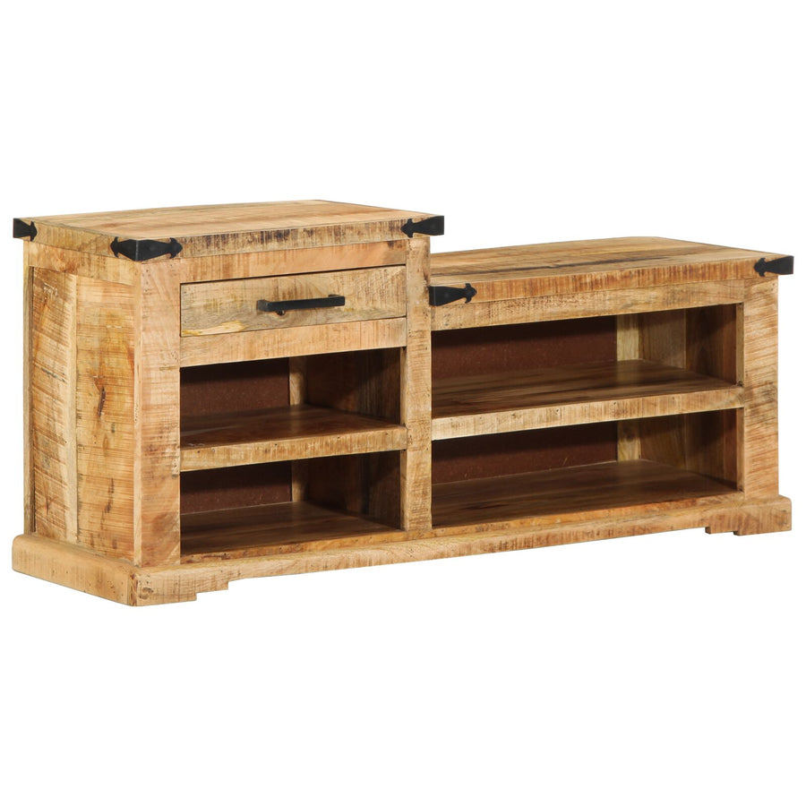 Schoenbank 110X35X50 Cm Massief Mangohout