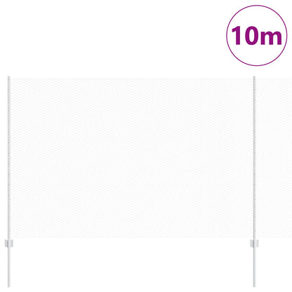 Fence Palen 10 Stuks U-Kanaal 160 Cm Gegalvaniseerd Staal,  Hexagon Fence 1.6X10 M Gegalvaniseerd Staal