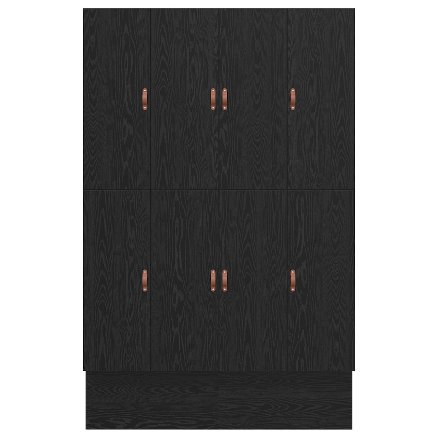 Opbergbedframe Zwart Bewerkt Hout 135,5 X 190 X 31,5 Cm Artisanaal Eiken