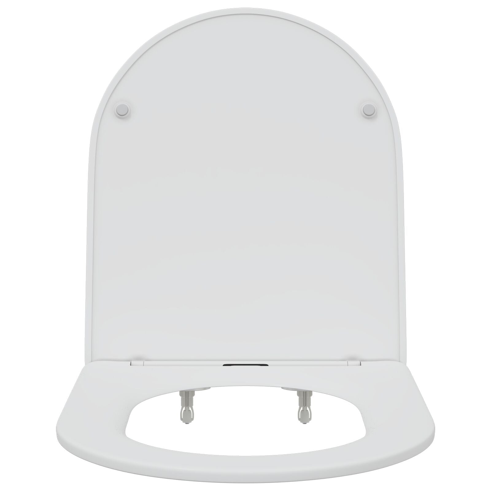 Snelle Ontgrendel Toiletbril Met Soft Close Duroplast Wit