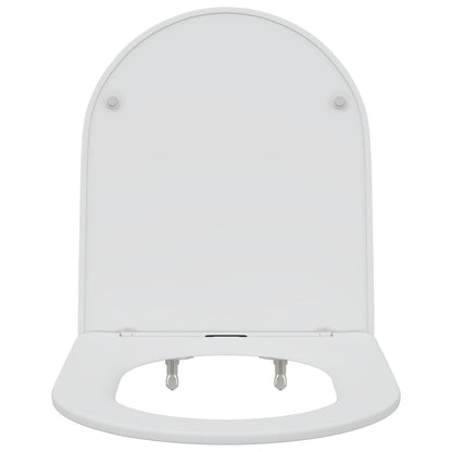 Snelle Ontgrendel Toiletbril Met Soft Close Duroplast Wit
