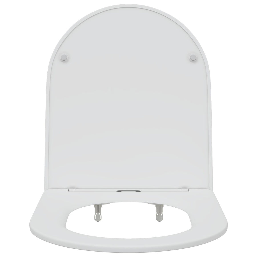 Snelle Ontgrendel Toiletbril Met Soft Close Duroplast Wit
