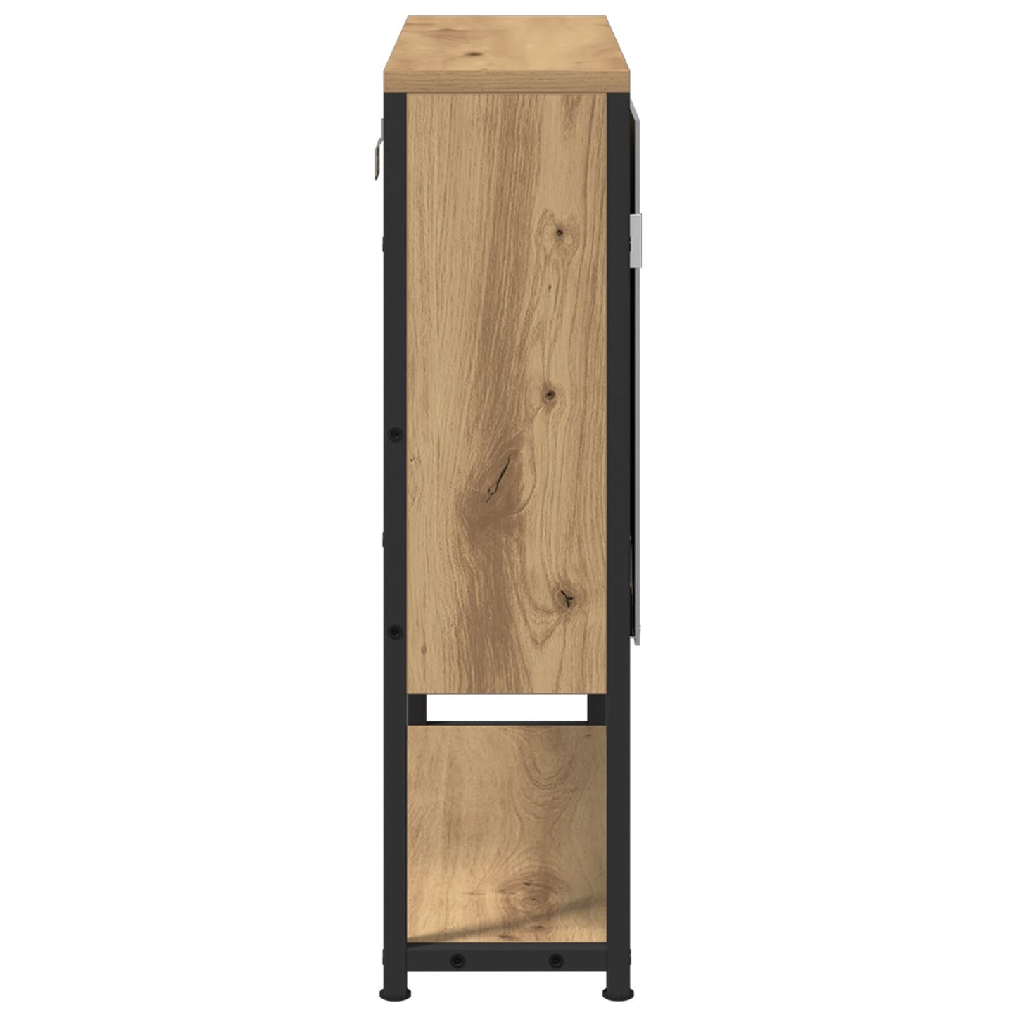 Badkamer Spiegelkast 60X16X60 Cm Bewerkt Hout Ambachtelijk eiken