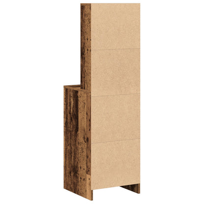 Hoge Kast 40X41X135 Cm Oude hout