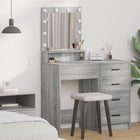 Ceiling Table Grey Sonoma 50 x 41 x 135 cm Engineered Wood