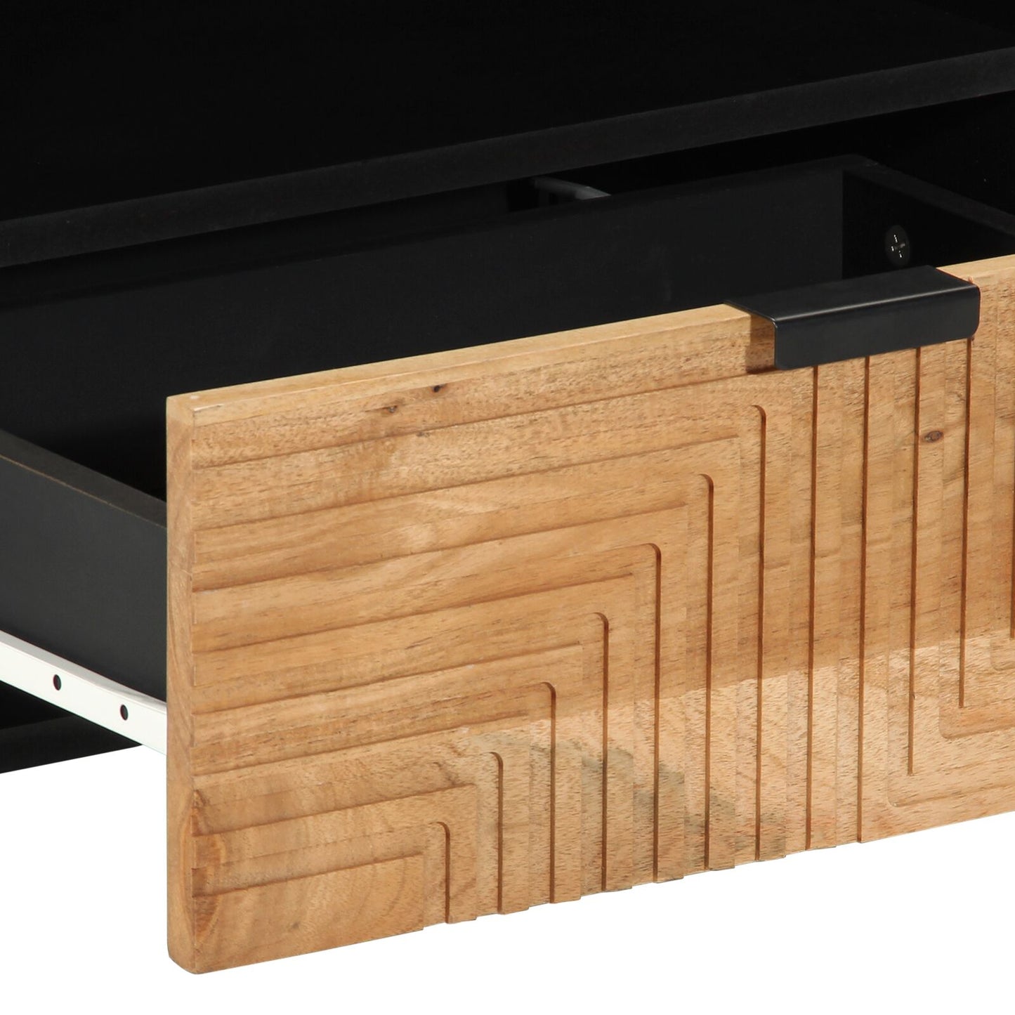 Tv-Kast 80X33,5X46 Cm Massief acaciahout