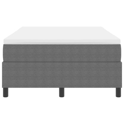 Boxspringbed Met Matras Lichtgrijs Klein Dubbel Corduroy Stof