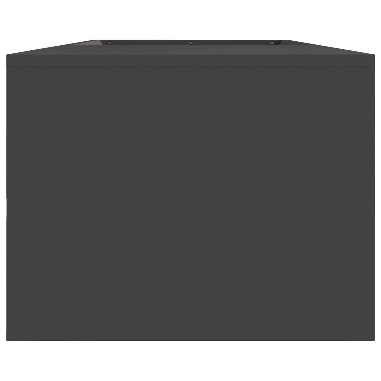 Vuurkorf Met Houtopslag Zwart 160X45X35 Cm Staal Koudgewalst staal/Zwart