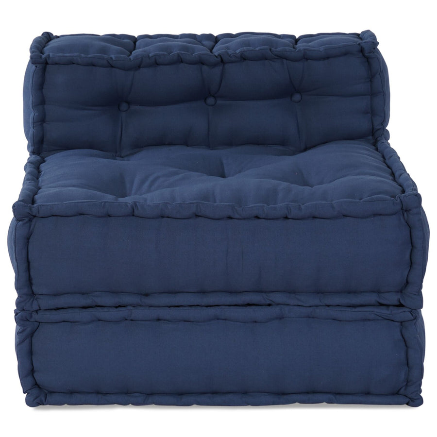 Modulaire Poef 70X70X54 Stof Indigo 70 x 70 x 54 cm Middelste bank