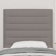 Hoofdbord Lijnen Ontwerp Stof Taupe 100 cm Hoog hoofdbord