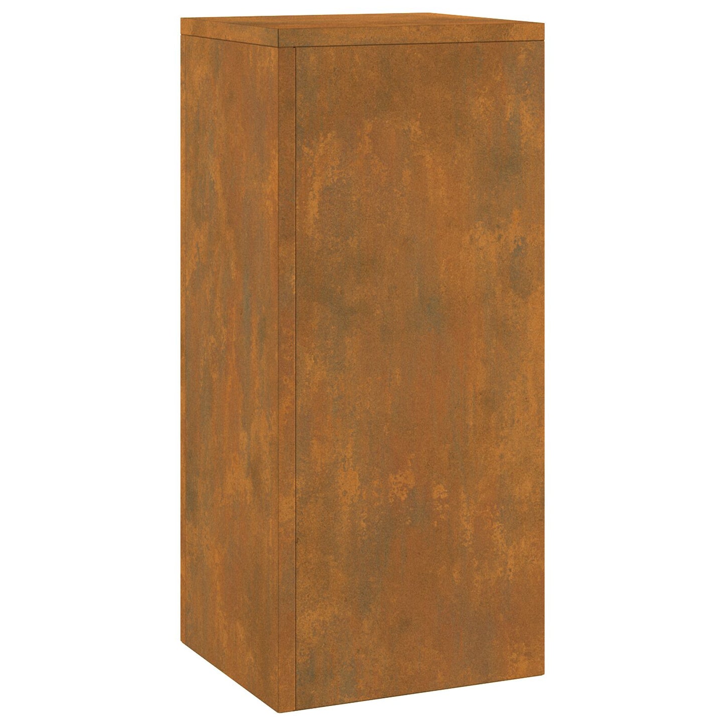 Buitenplantstands Pilaar 2 Stuks 24X24X55 Cm Verweringsstaal 2x (55 cm)